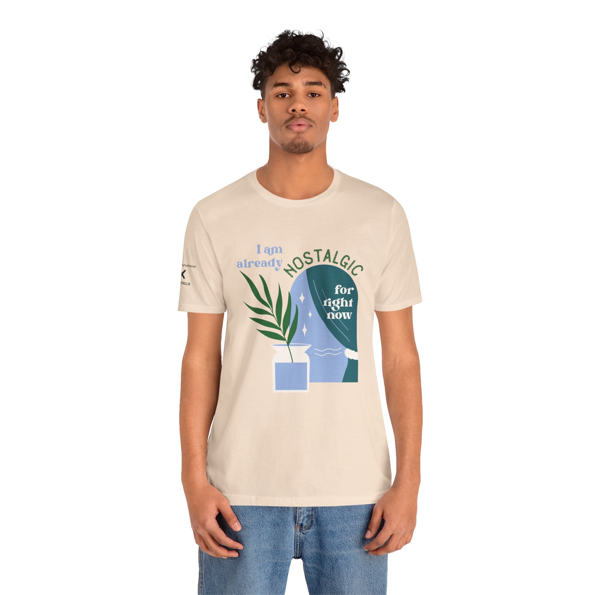 I Am Already Nostalgic for Right Now Graphic Tee – Chronically Humored x Shop Intaglio – Aesthetic Retro Comfort Shirt (XS–4X)
