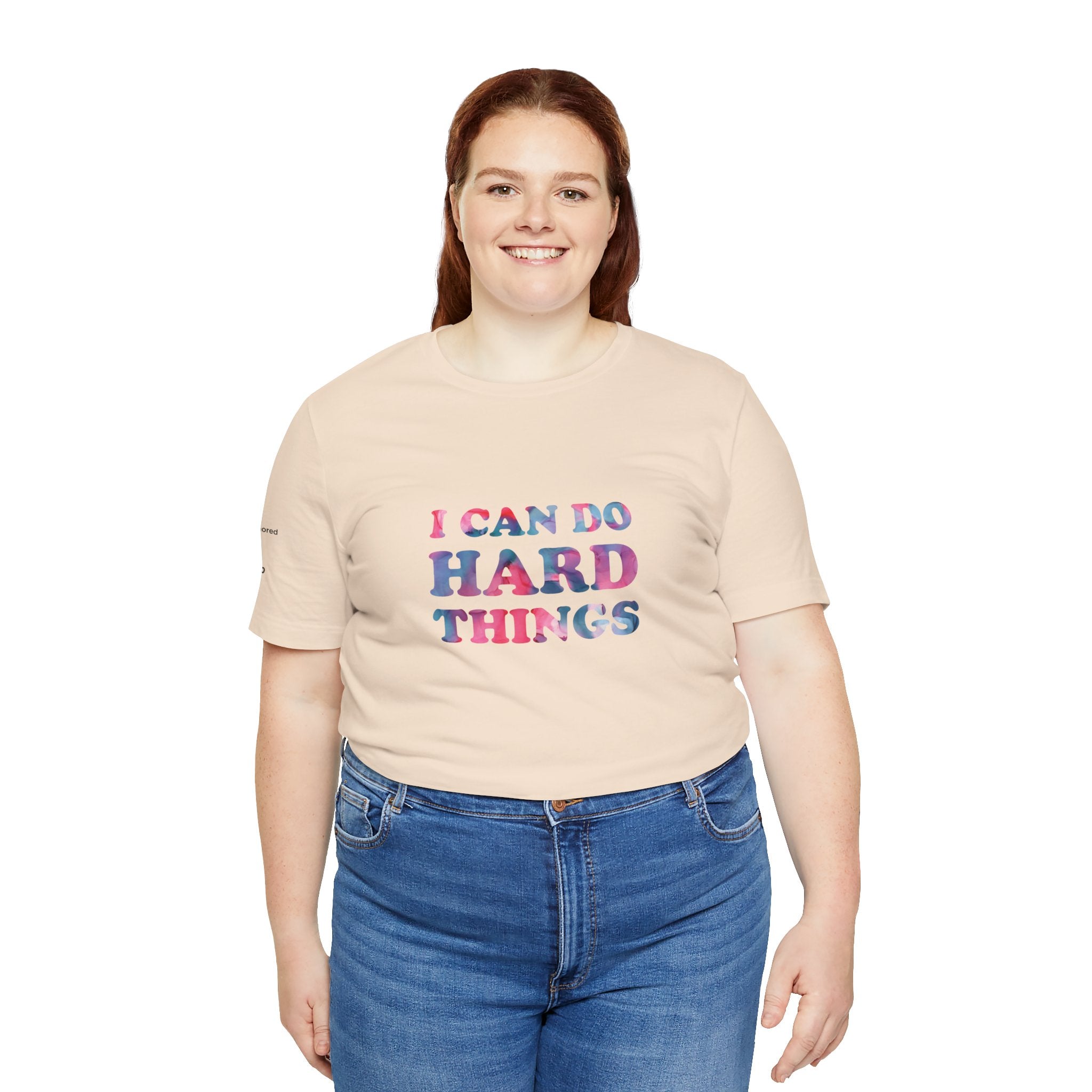 I Can Do Hard Things T-Shirt – Empowerment Unisex Tee, Chronically Humored x Shop Intaglio, Auntie Spoonie, Disabled LGBTQIA+ Business, Neurodivergent & Chronic Illness Affirmation
