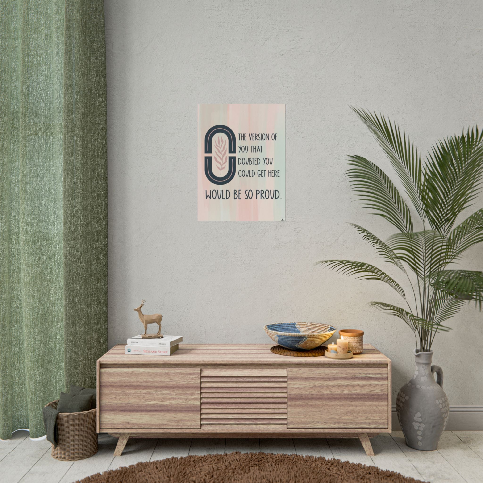 Would Be So Proud Motivational Poster – 18x24 Matte Giclée Print, Inspirational Wall Art for Home Office, Chronic Illness & Neurodivergent Affirmation, Chronically Humored x Shop Intaglio