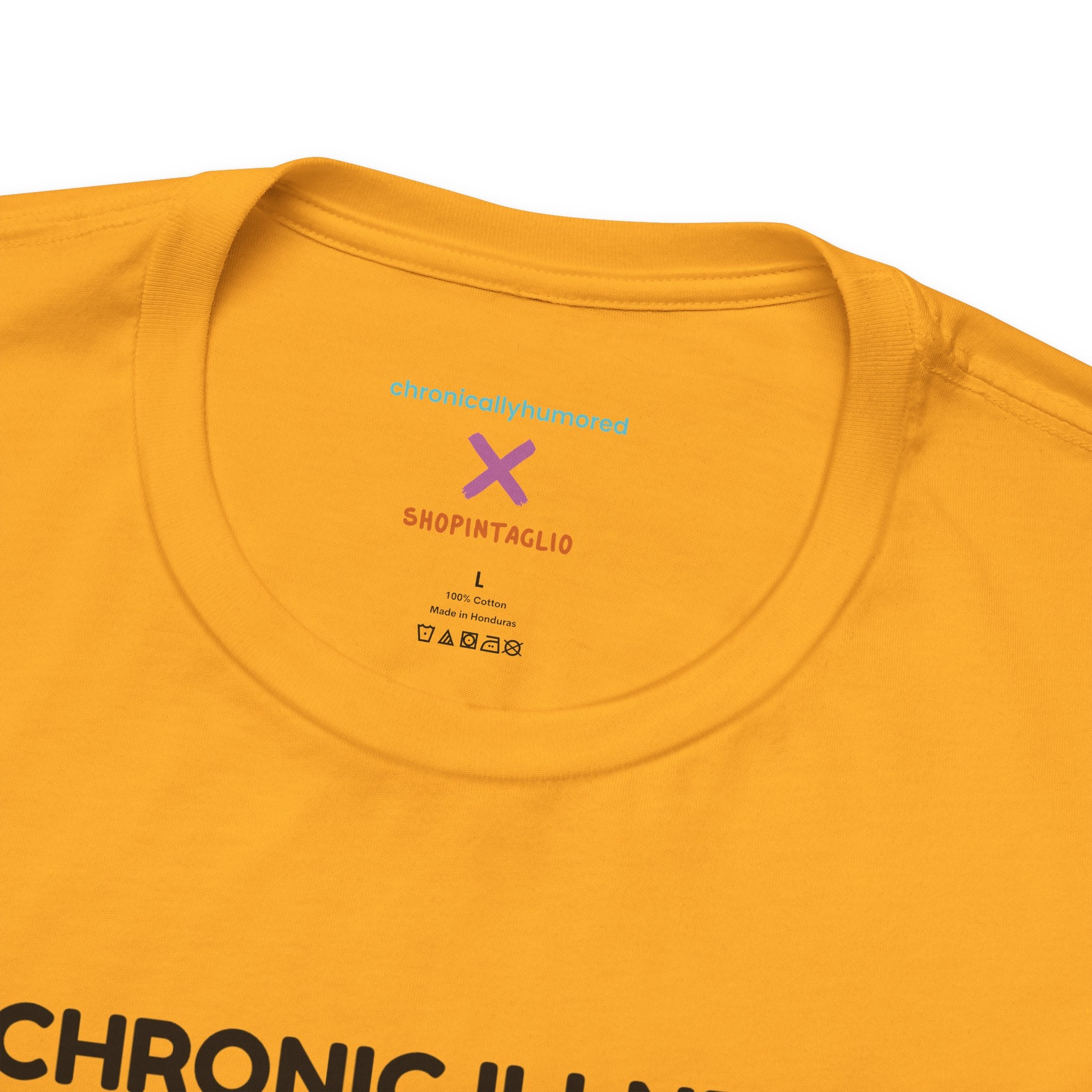 Chronic Illness Nutrition Facts Tee – Spoonie Humor Graphic Shirt | XS–4X in Select Colors