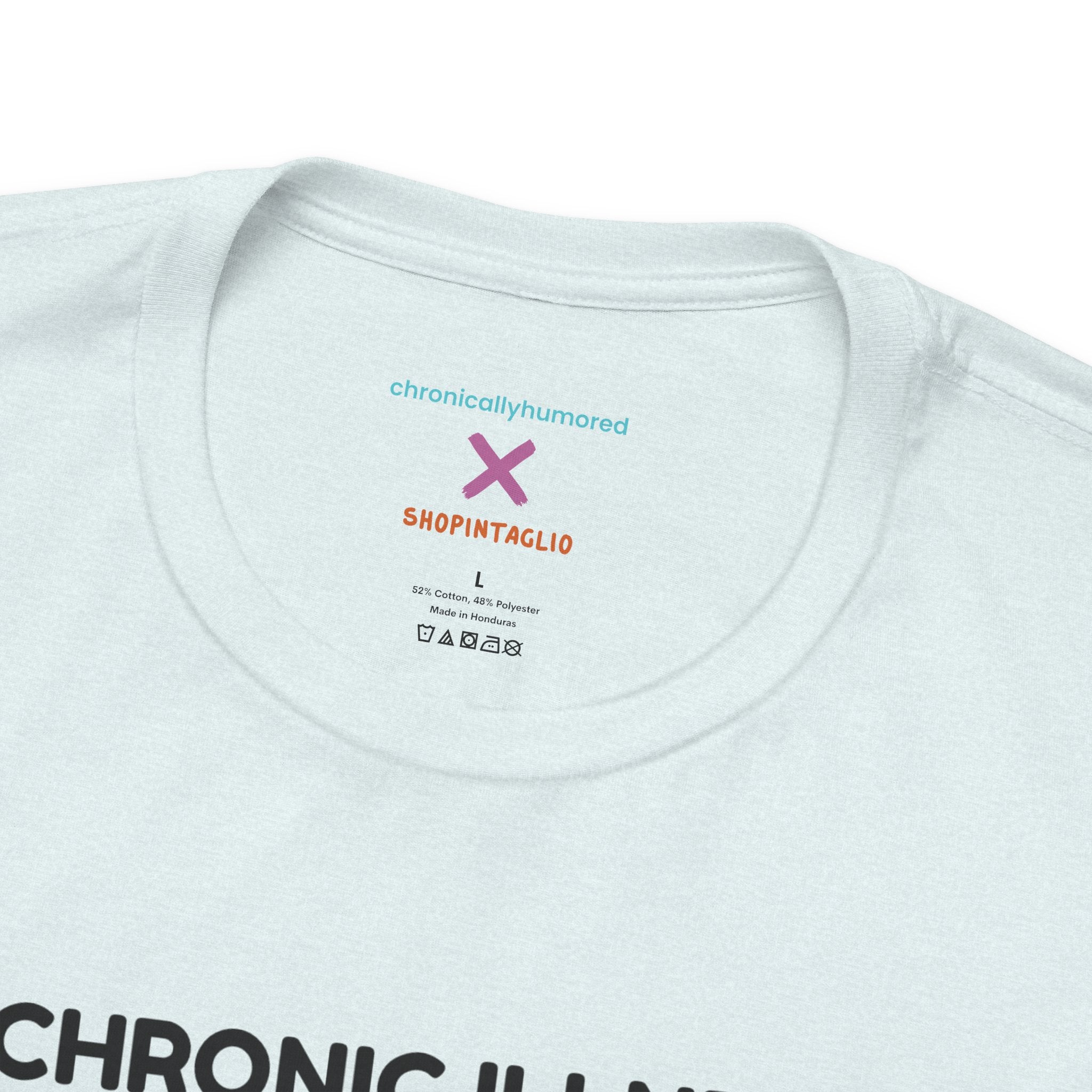 Chronic Illness Nutrition Facts Tee – Spoonie Humor Graphic Shirt | XS–4X in Select Colors