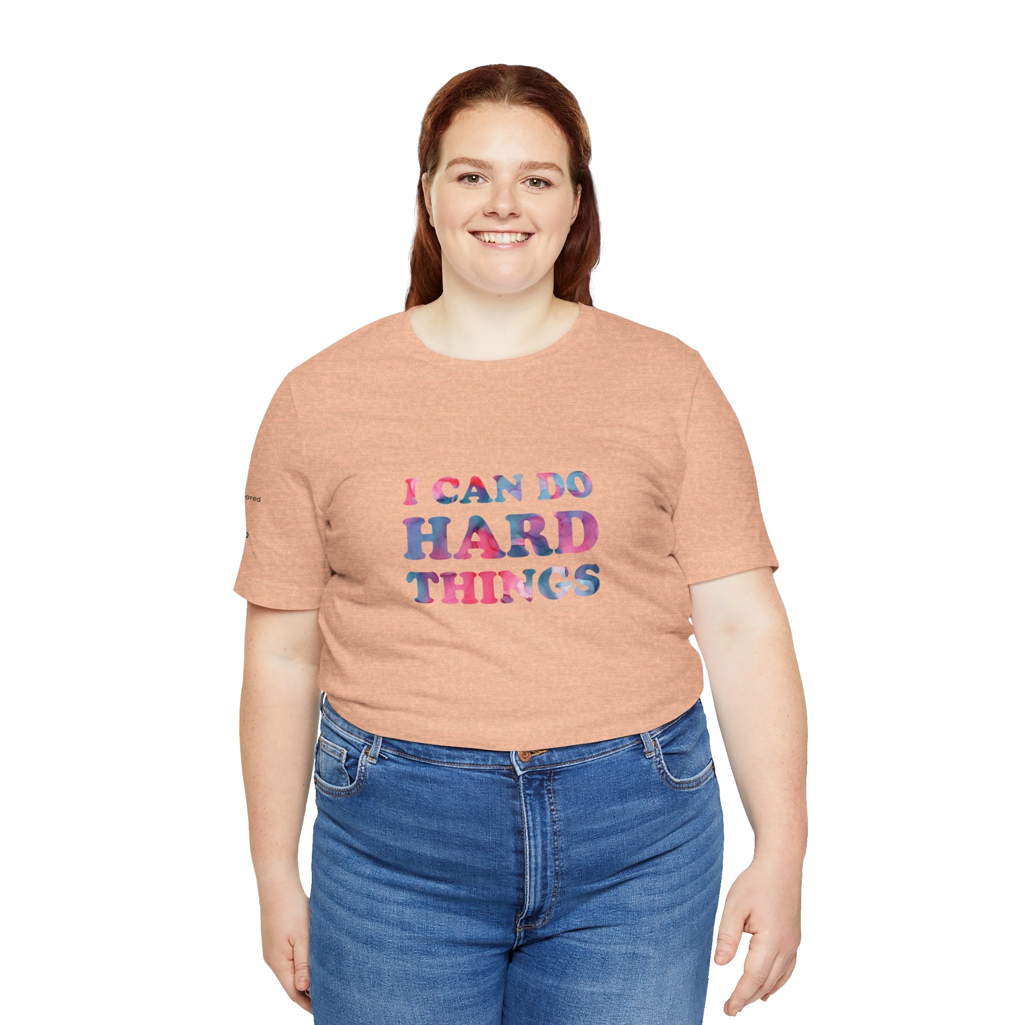 I Can Do Hard Things T-Shirt – Empowerment Unisex Tee, Chronically Humored x Shop Intaglio, Auntie Spoonie, Disabled LGBTQIA+ Business, Neurodivergent & Chronic Illness Affirmation