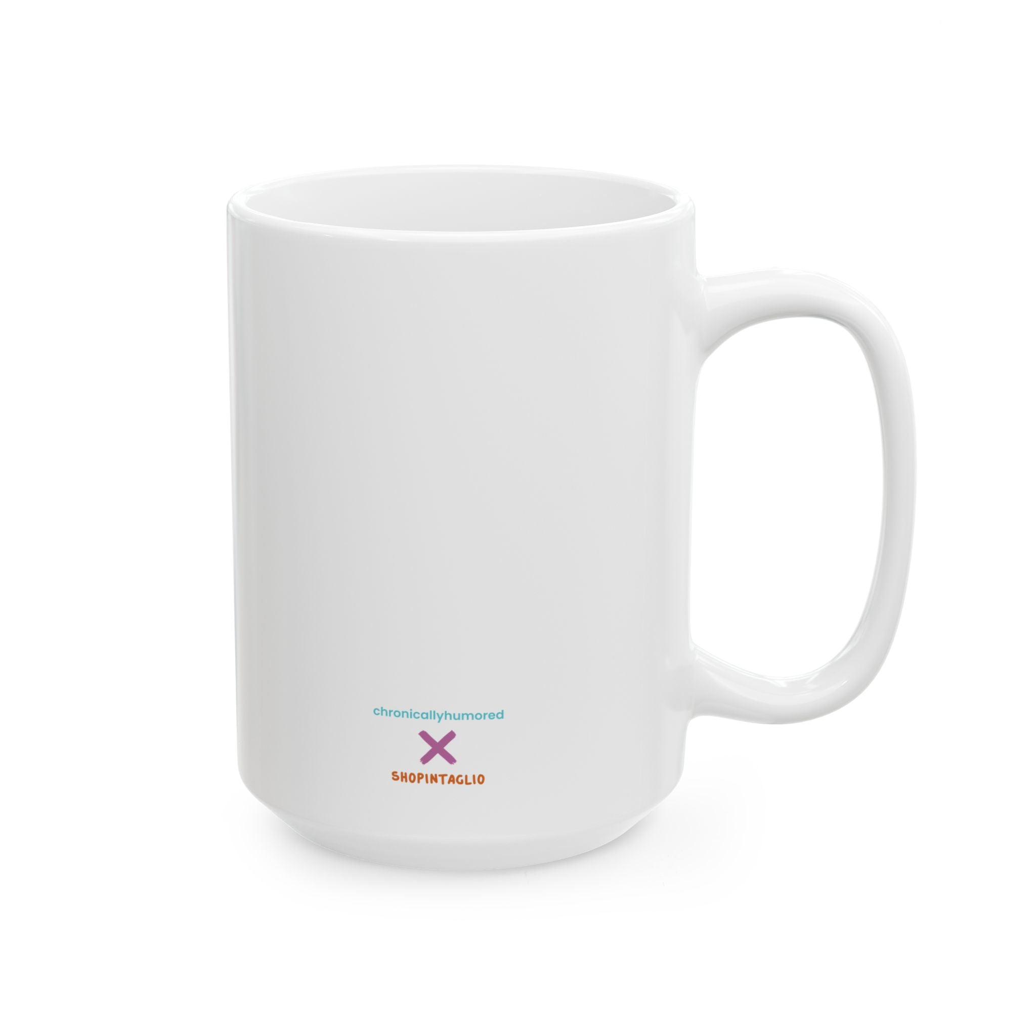 I Can Do Hard Things Mug – 15 oz Motivational Ceramic Coffee Cup, Chronic Illness & Neurodivergent Gift, Empowerment Drinkware, Chronically Humored x Shop Intaglio, Dishwasher & Microwave Safe