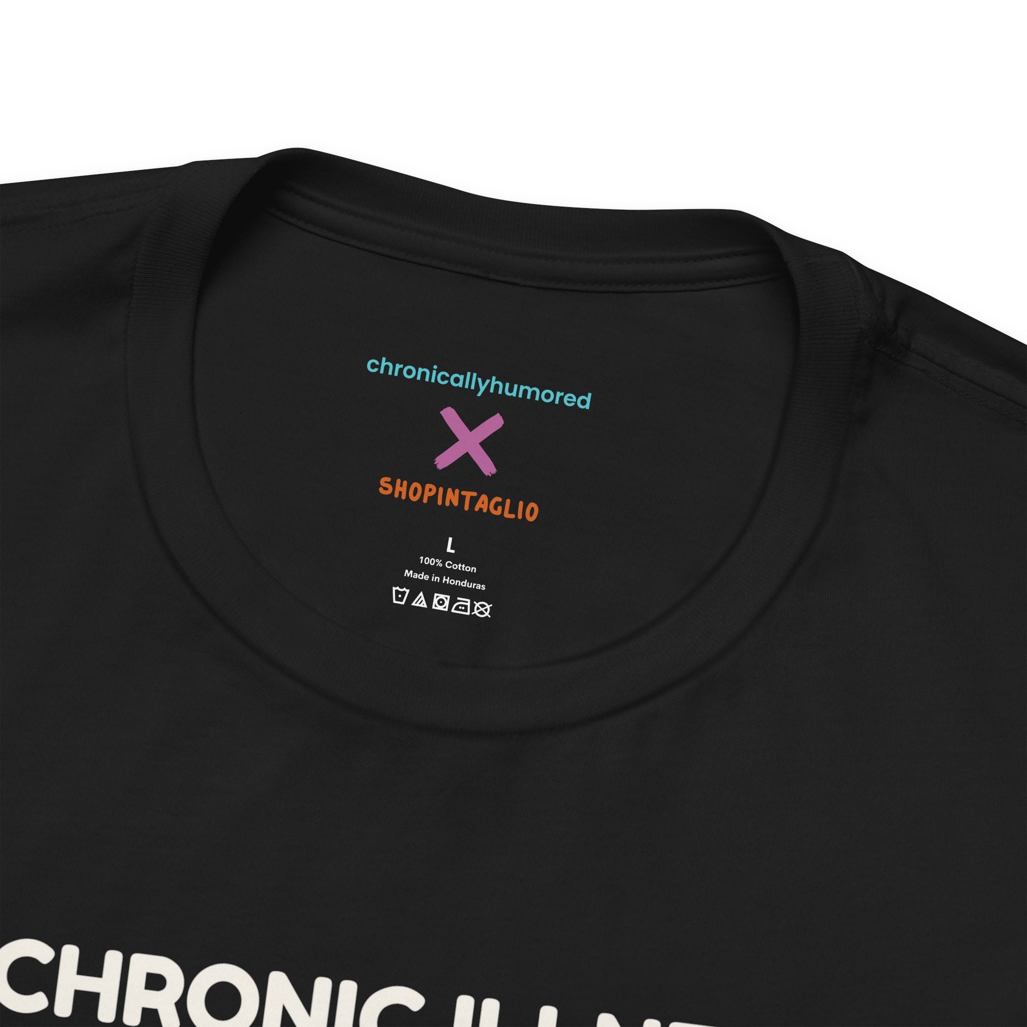 Chronic Illness Nutrition Facts Tee – Spoonie Humor Graphic Shirt | XS–4X in Select Colors