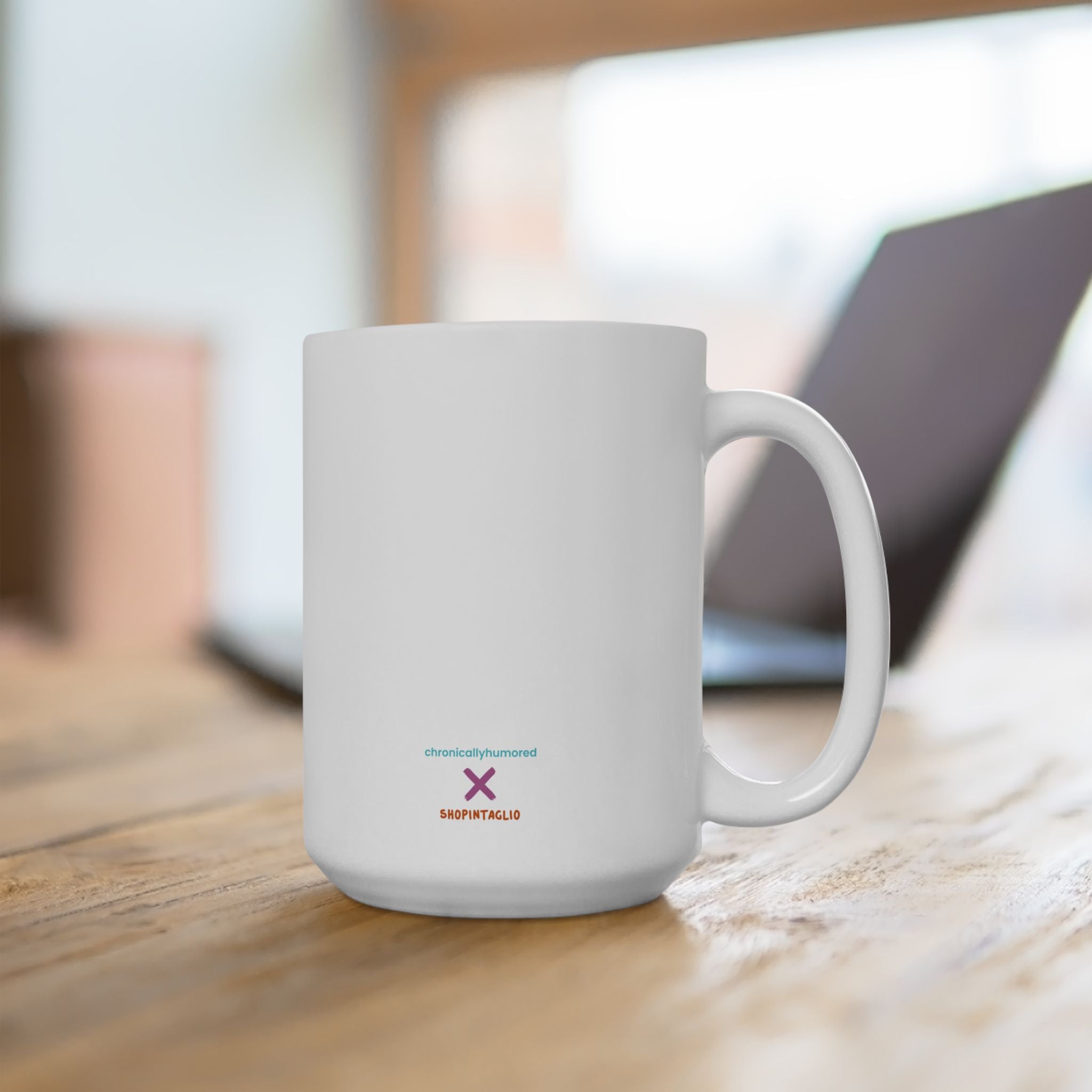 I Can Do Hard Things Mug – 15 oz Motivational Ceramic Coffee Cup, Chronic Illness & Neurodivergent Gift, Empowerment Drinkware, Chronically Humored x Shop Intaglio, Dishwasher & Microwave Safe