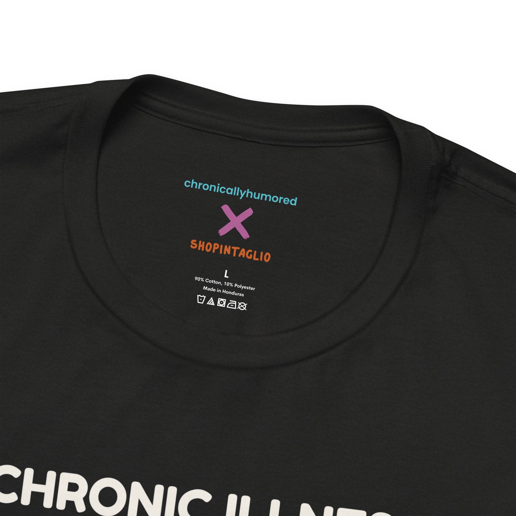 Chronic Illness Nutrition Facts Tee – Spoonie Humor Graphic Shirt | XS–4X in Select Colors