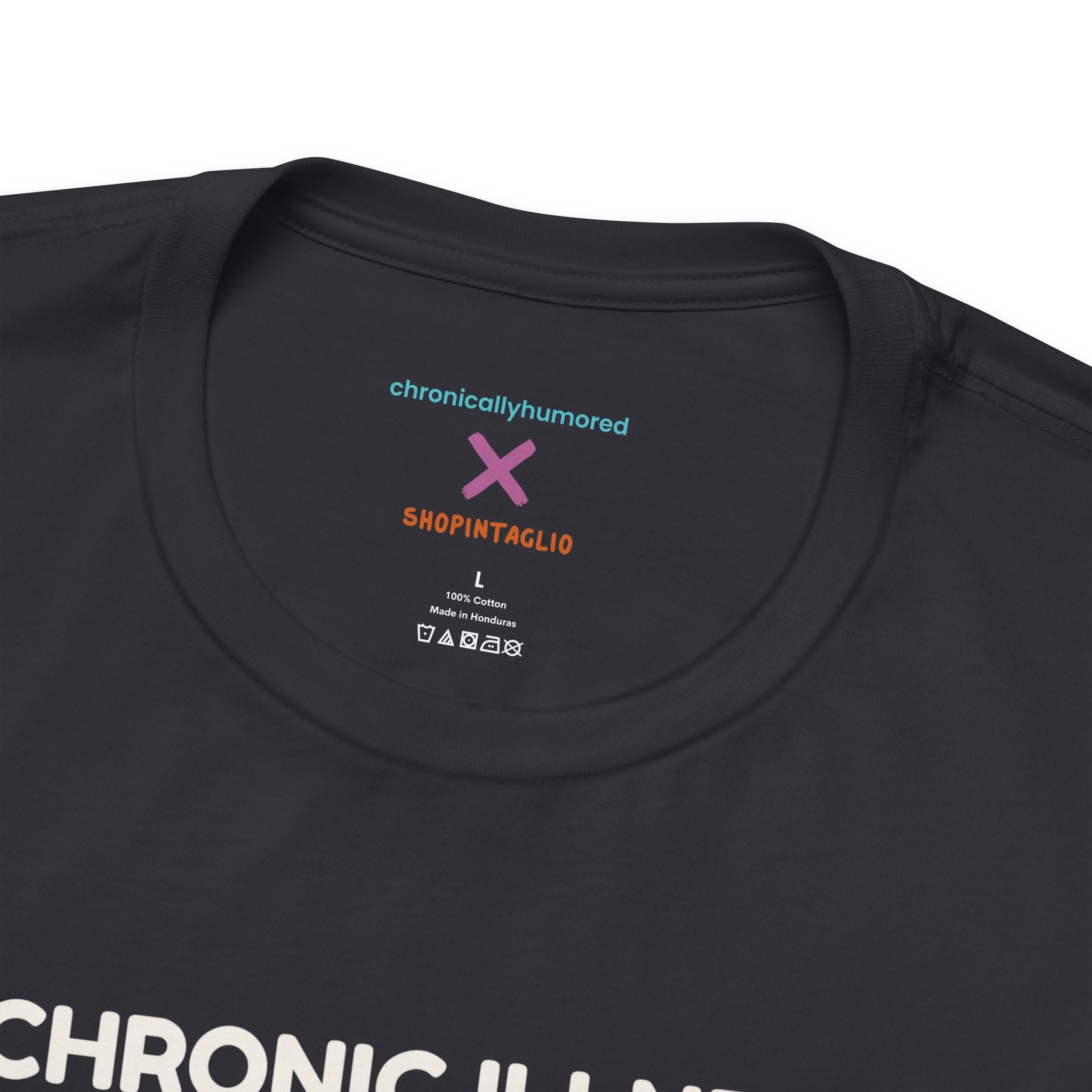 Chronic Illness Nutrition Facts Tee – Spoonie Humor Graphic Shirt | XS–4X in Select Colors