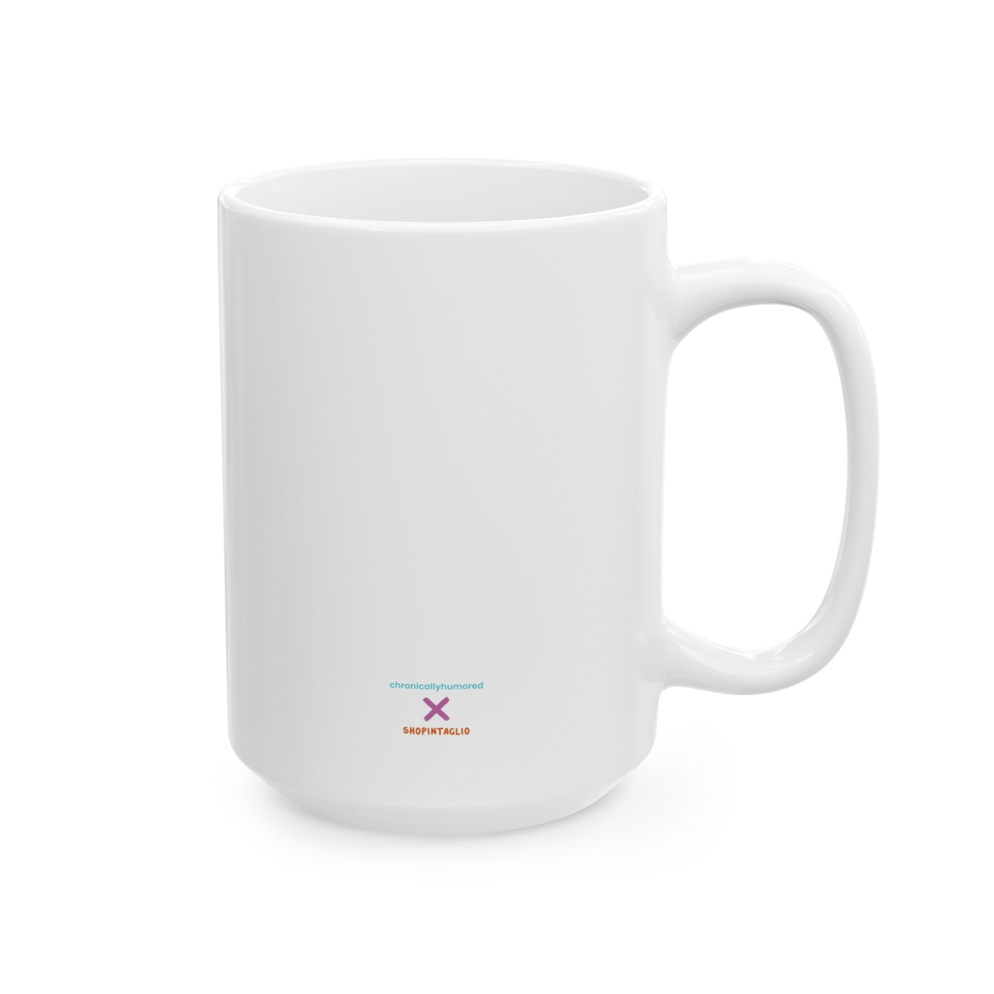 Auntie Spoonie’s Couch Crew Mug | Cozy Found Family Coffee Cup for Spoonies & Neurodivergent Folks | Chronically Humored x Shop Intaglio